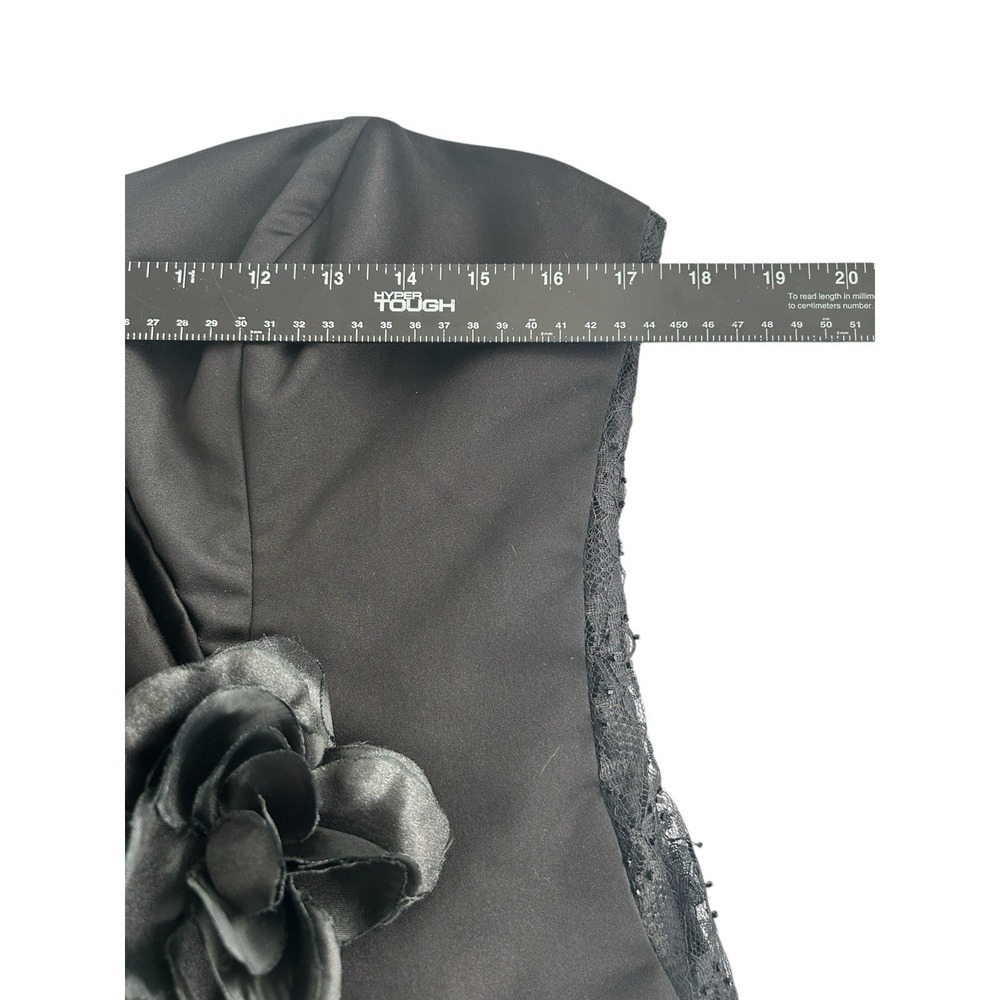 Halloween Play Black Gothic Wedding Evening Dress Pesavento Couture Small Medium - Picture 7 of 14